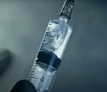 Лечение зависимости от тропикамида в Аше Шприц с жидкостью